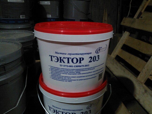 Мастика ТЭКТОР 203 для герметизации стыков